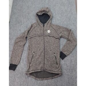 Pittsburgh Steelers NFL Fleece Jacket womens Large Gray Pro Line Hooded